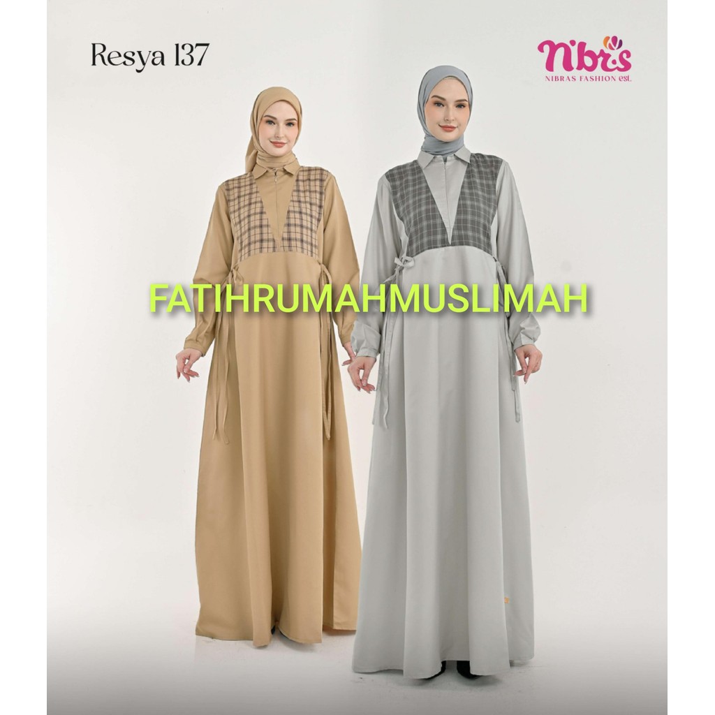 NEW / TERBARU / NIBRAS / GAMIS DEWASA / GAMIS NIBRAS / GAMIS / RESYA 137 / RESYA 137 / NIBRAS GAMIS