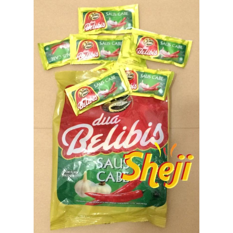 

SAMBAL DUA BELIBIS / SAOS CABE SACHET ISI 24 SACHET BS