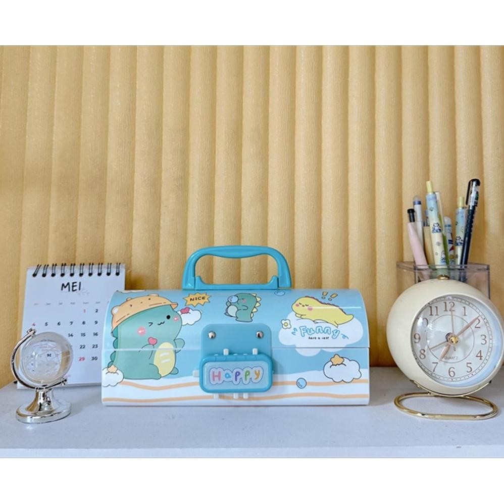 

Um57 (Passcode) Kotak Tepak Tempat Pensil Alat Tulis Pencil Stationary Case Dengan Kunci Pin Pasword Passcode Motif Gambar Karakter Kartun Lucu Untuk Anak Laki Laki Cowok Perempuan Um57