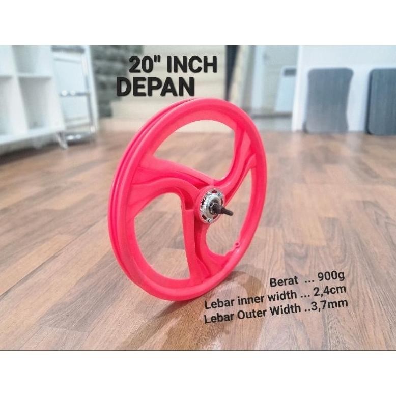 Ukd- Velg Bmx 20 Inch Roda Sepeda 20 Inch Bmx Old School Velg 20Inch Bmx Model Palang Racing Bintang