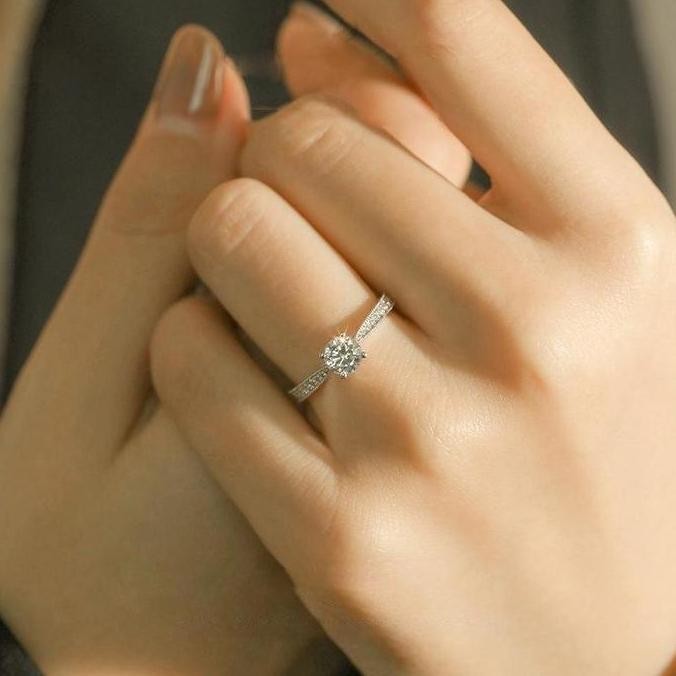 Cincin Wanita Couple Set Zirkon Fashionable Serbaguna Desain Sederhana Mewah CHICCO JEWELRY High Qua