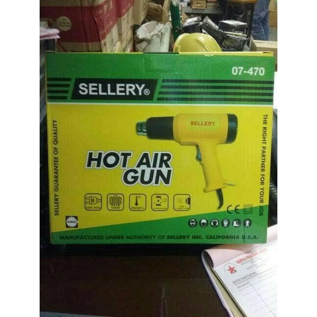 Hot Gun Sellery / Heat Gun / Pistol Pemanas Listrik Sellery Original Dan Terpercaya
