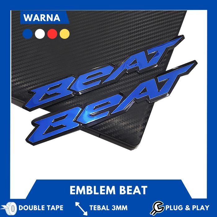 Emblem Beat Timbul Logo Beat Bukan Sticker Timbul Motor Emblem Logo 3D