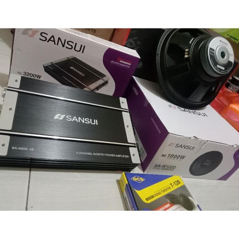 Terlaris Paket Audio Mobil Sansui
