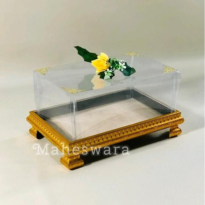 

Kotak Hantaran Seserahan Bahan Frame Fibe Warna Gold 1Set Isi 4(Xl,L,M,S) + Mika Kualitas Terbaik Harga Termurah