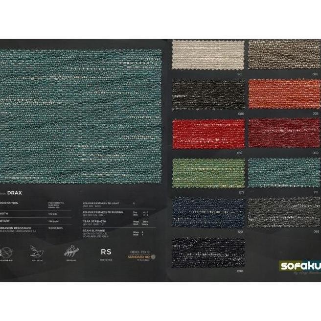 TERBARU DRAX FABRIC KAIN - UPHOLYSTER KAIN SOFA, JOK, KURSI