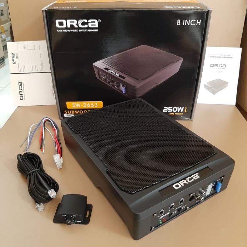 Terlaris Subwoofer Orca Kolong Jok Mobil Subwoofer Kolong Aktive Orca 2668