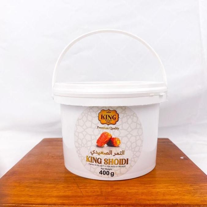 

Kurma Mesir Shoidi King 400Gr Kemasan Ember