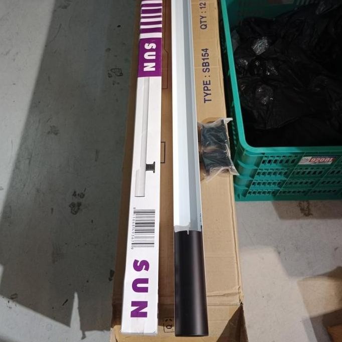 Lm Kap Lampu Tl Bambu 1X36 / 1X18 Segi 8 Sun 150Cm Housing Bambu Segi