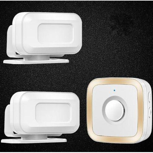 TERMURAH - Bel Rumah Sensor Gerak Suara Terpisah Door Bell Wireless dual Sensor