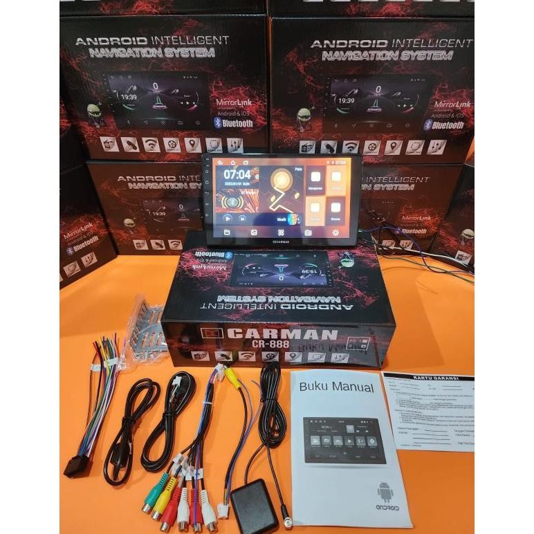 Terlaris Head Unit Tv Mobil Android 9 Inch Carman Ram 2 Gb + Rom 32 Gb Layar Ips Theme Support Kamer