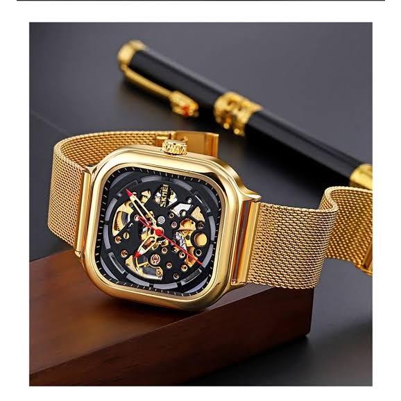 Zjs Jam Tangan Skmei Original Automatic Sk9184 / Sk 9184 Rantai Pasir