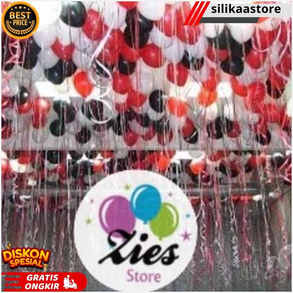 

Pita Balon Tersedia Banyak Warna 100M Original Produk