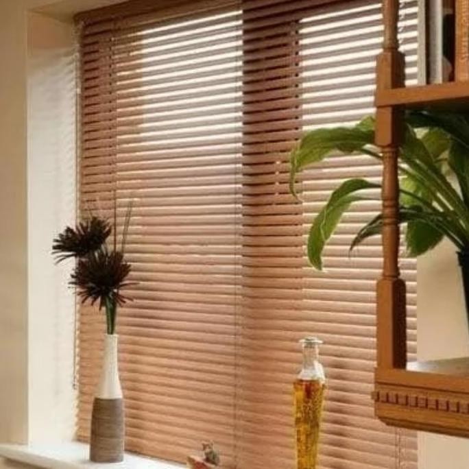 TIRAI GULUNG KRIS PVC VENETIAN BLIND 220x120