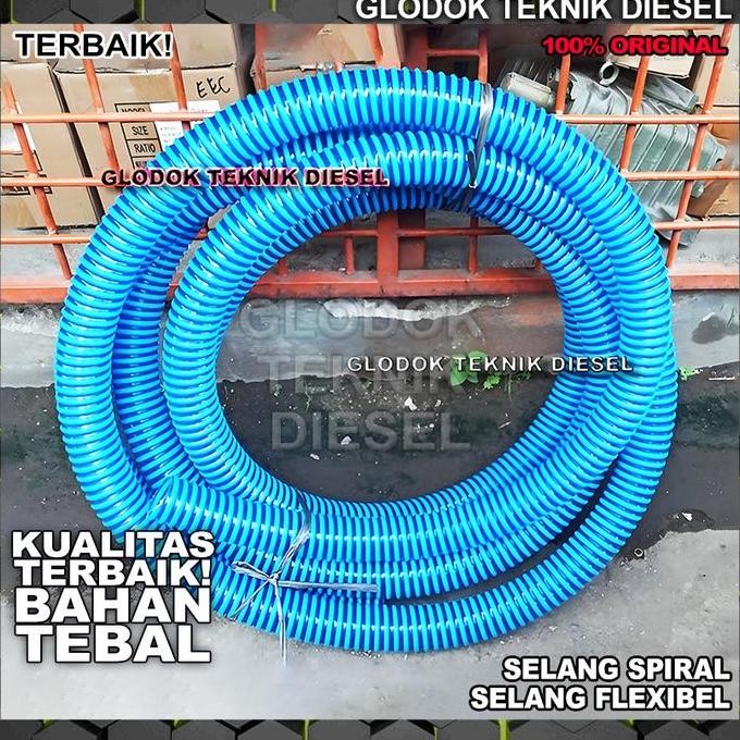 promo selang spiral 3 inch selang sedot hisap air pompa alkon tebal