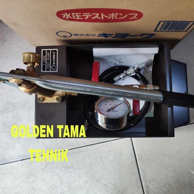 Test Pump Manual Kyowa 100 Bar Test Pump Kyowa T 100K