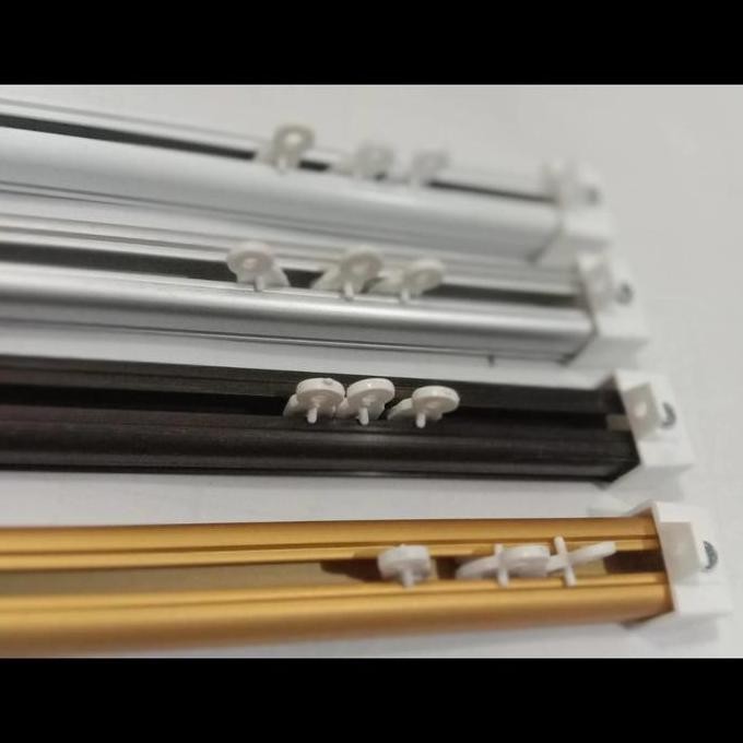 Rel | Batang Kotak | Batang Alkan Untuk Kain Vitrase Dan Kain Gorden