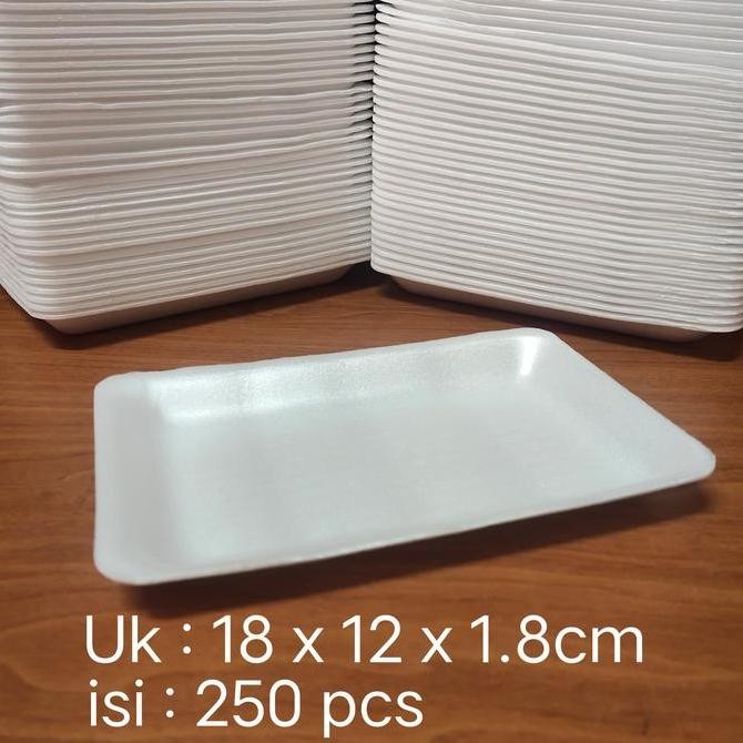 READY STYROFOAM TRAY TR3 BUAH MAKANAN ISI 250 PCS FOOD CONTAINER