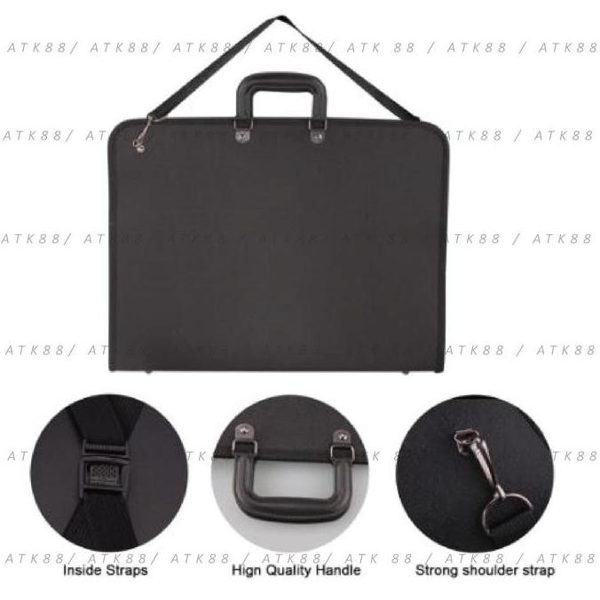 

original drawing bag a2 artist case portfolio - tas penyimpanan alat gambar