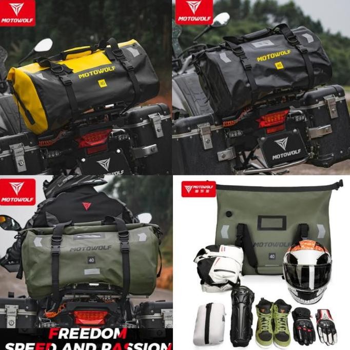 Tas Motor Touring Motowolf Tas Travel Tas Anti Air Waterproof Premium