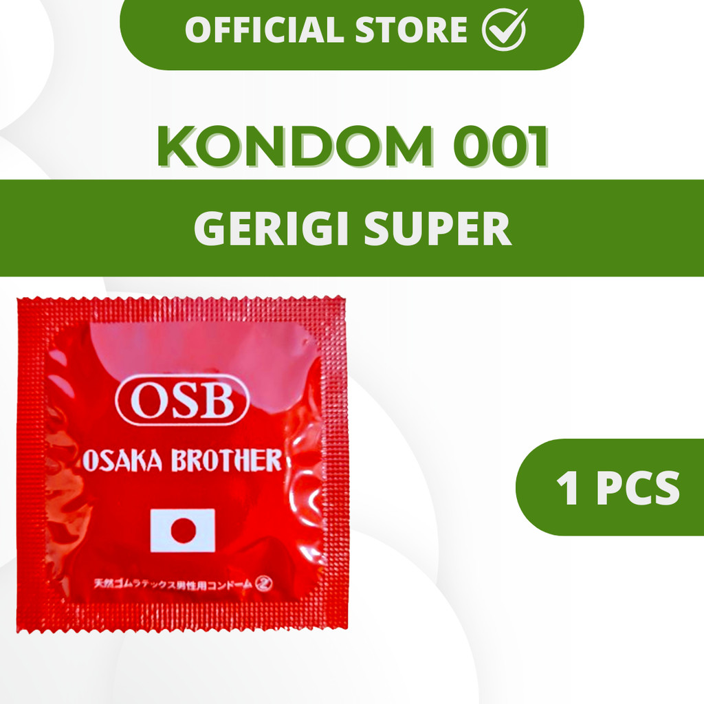 Condom Osb Osaka Brother 001 - Gerigi Super Eceran 1 Pcs