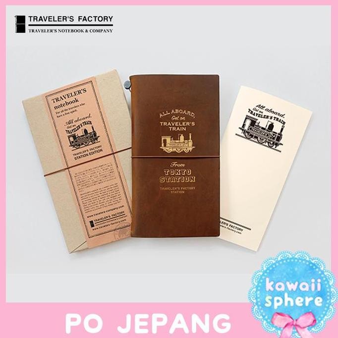 

Travelers Notebook Tokyo Station Train Limited Edition Kit | Regular