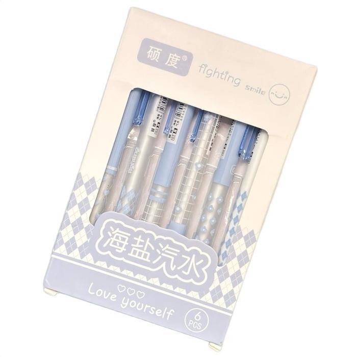 

Sp Pulpen Mekanik Aesthetic Set 6 Pcs 0.5 Mm/Pulpen Korea/ Pen Gel Retractable Black/Pulpen Sekolah/ Pulpen Korean Style Hitam Pena Pink Stationery Tinta