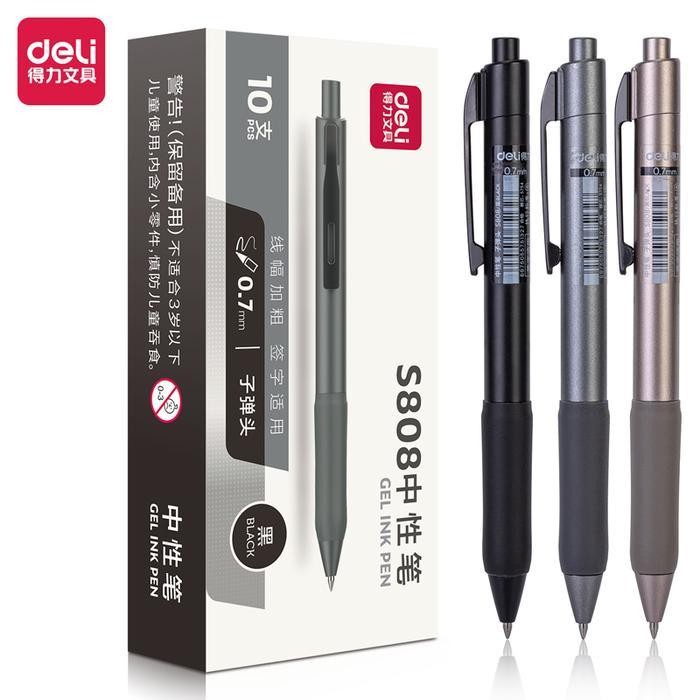 

Sp Deli Pulpen Gel Profesional / Gel Pen 0.7Mm Bahan Metal S808 1 Pcs