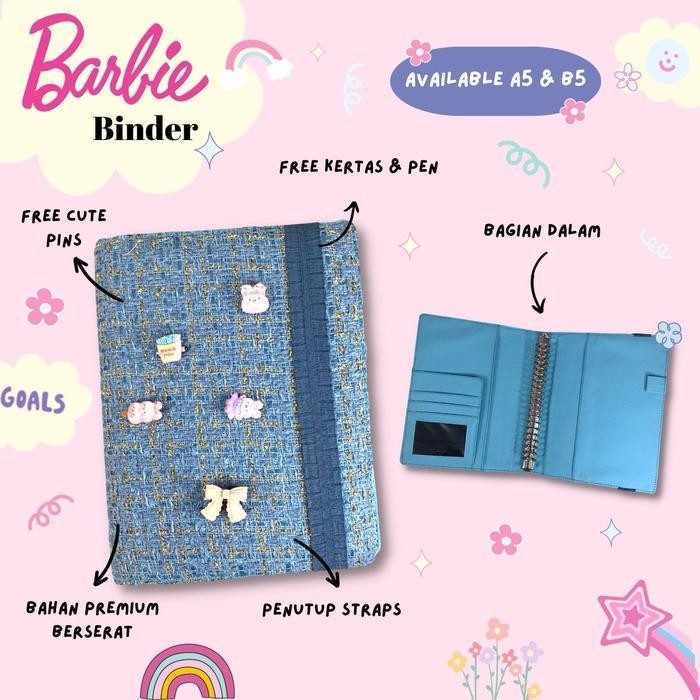

Sp Barbie Cute Binder Premium Streps A5/B5