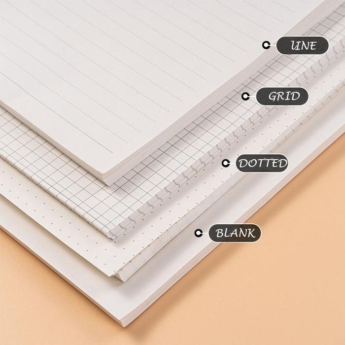 

Sp Loose Leaf A5 B5 A4 Refill Kertas Binder Isi 50 Lembar Isi Binder