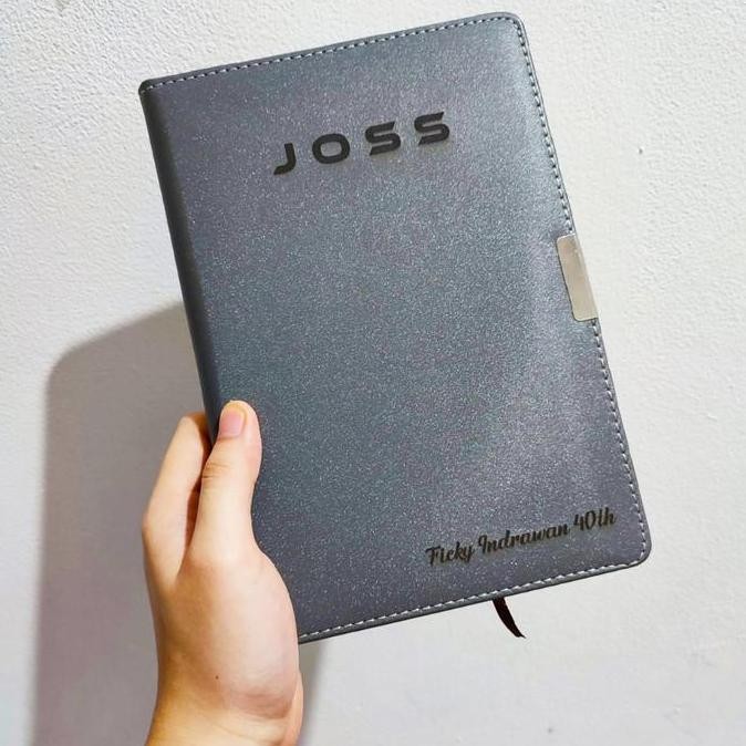 

[Bisa Custom Nama/Logo] Buku Agenda Notebook Ukuran A5 Bisa Di Custom