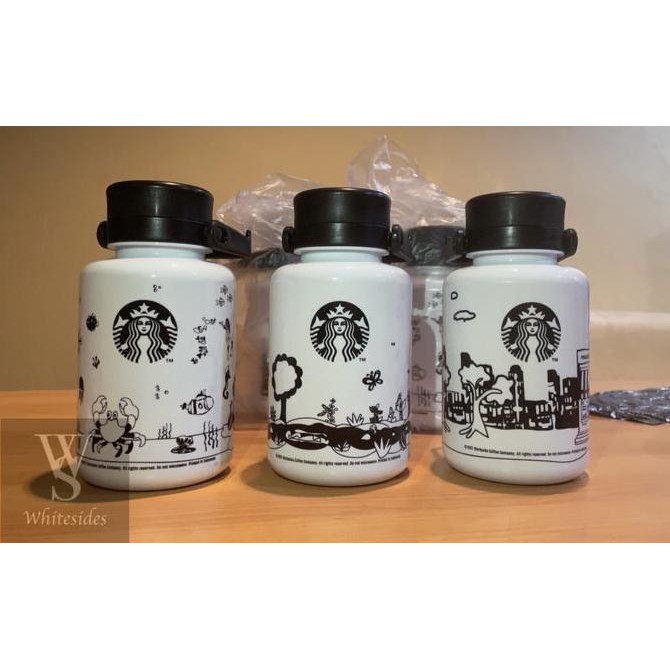 Starbucks X Kreaby Original 1L Liter Plastic Reusable Bottle Tumbler