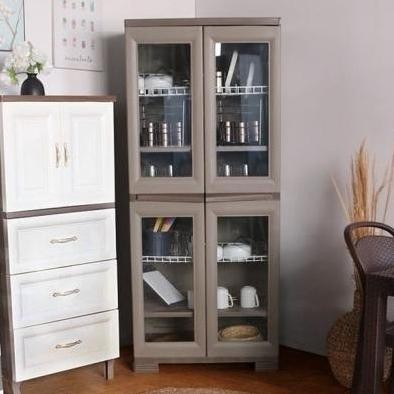 Lemari Sayur 2 Pintu Locker Rak Piring Rak Dapur Okl Lemari Piring