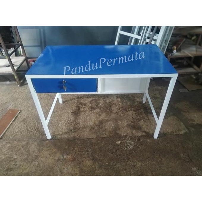 #####] Meja Besi Toko Kasir Kerja Komputer Dengan Laci Kunci Custom