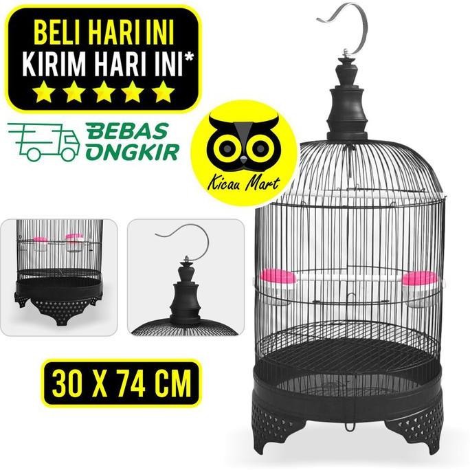 $+$+$+$+] KICAU MART Sangkar Kandang Lovebird Tanggung Fullset Gantungan Pion Cepuk Tangkringan Klem