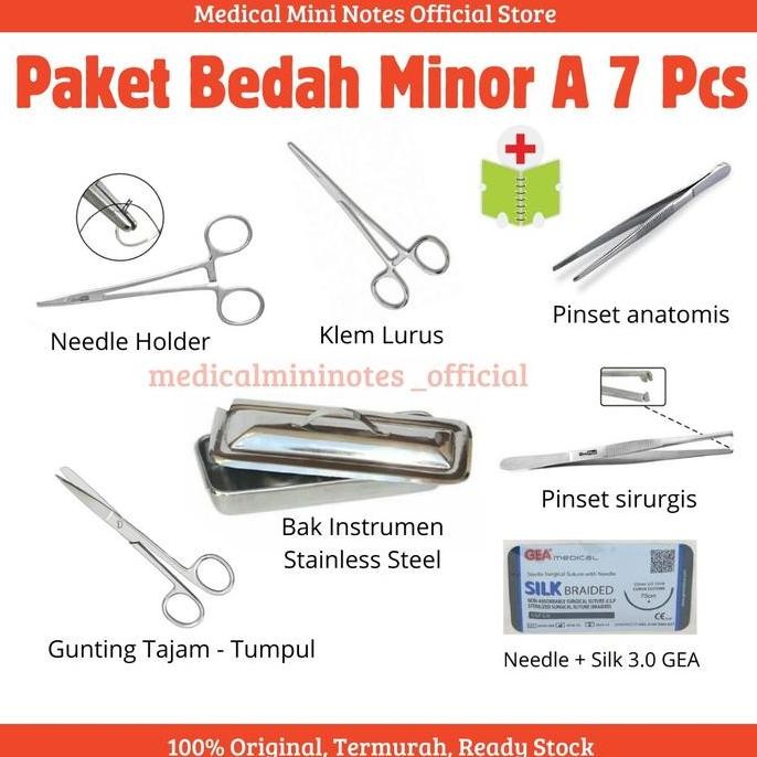 /////] Original Termurah | Paket Bedah Minor / Instrumen Set Bedah