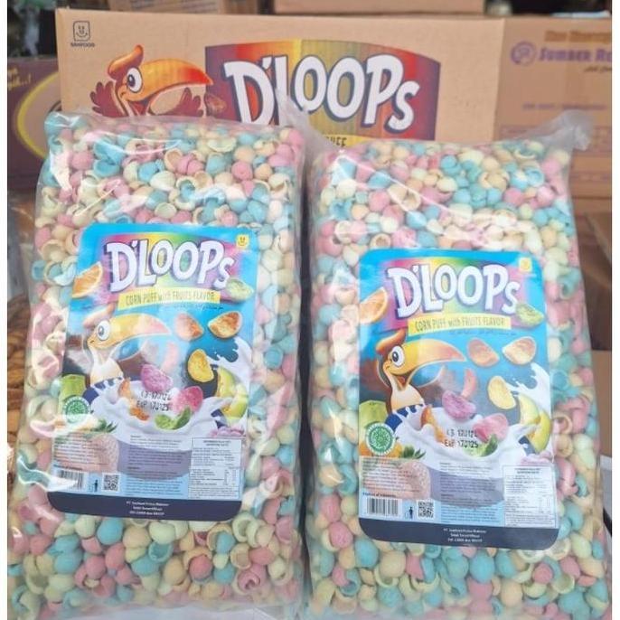 

>*>*>*>*] D'Loops Fruity Koko Krunch 100gr / Choco Crunch Rice Puff Fruity Rasa Buah