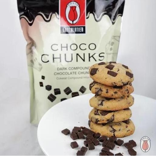 

Produk Unggulan] Tulip Choco Chunky 100gr (Coklat Blok Mini)