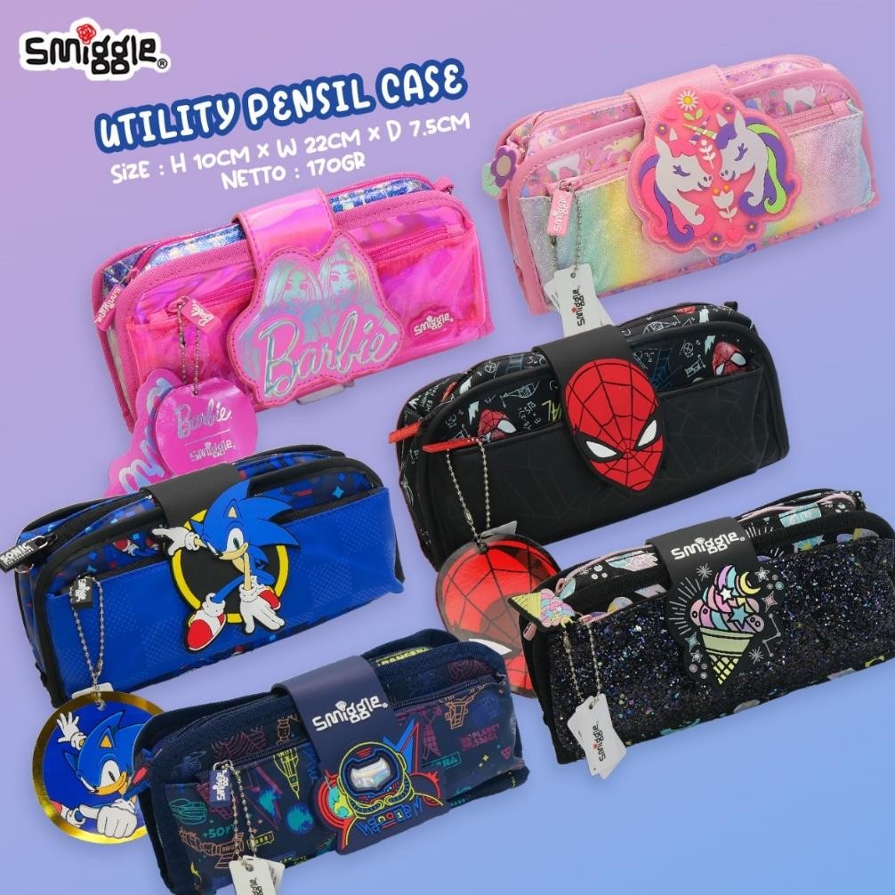 

SMIGGLE utility pencil case threefold/ lipat 3 SMSPC