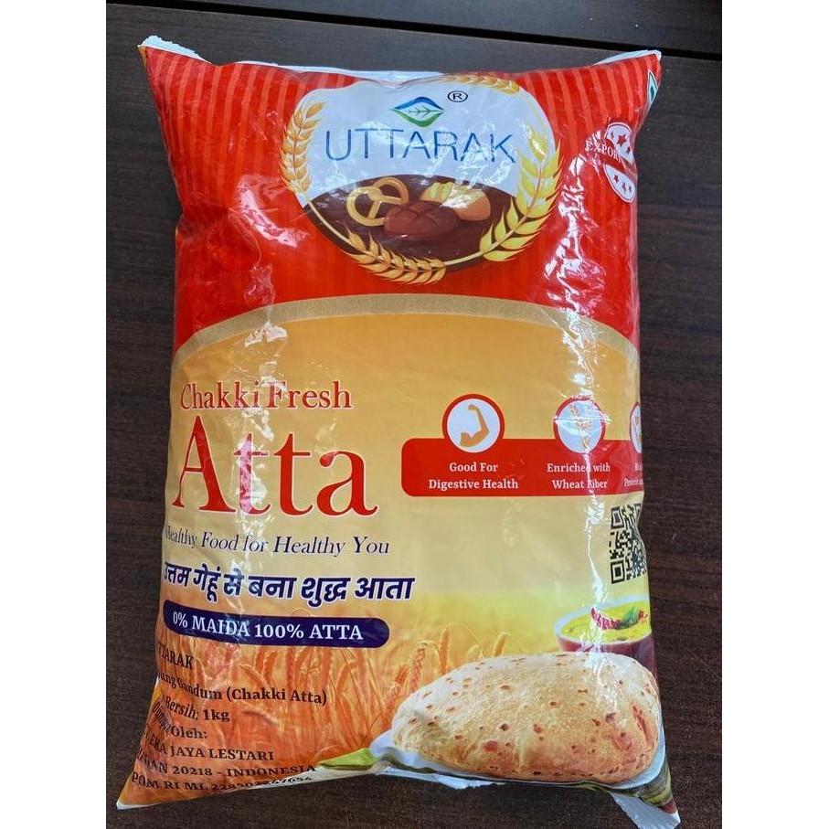 

Ready stock] UTTARAK CHAKKI FRESH ATTA 1 KG