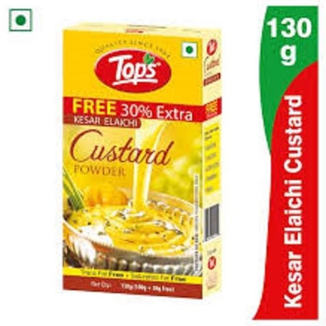 

:::::::] TOPS KESAR ELAICHI CUSTARD POWDER 130G