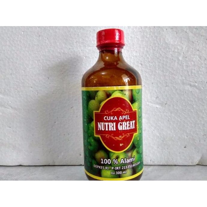 

Cuka Apel Nutri Great (Anti Kolestrol,Asam Urat Dan Herbal Stamina)