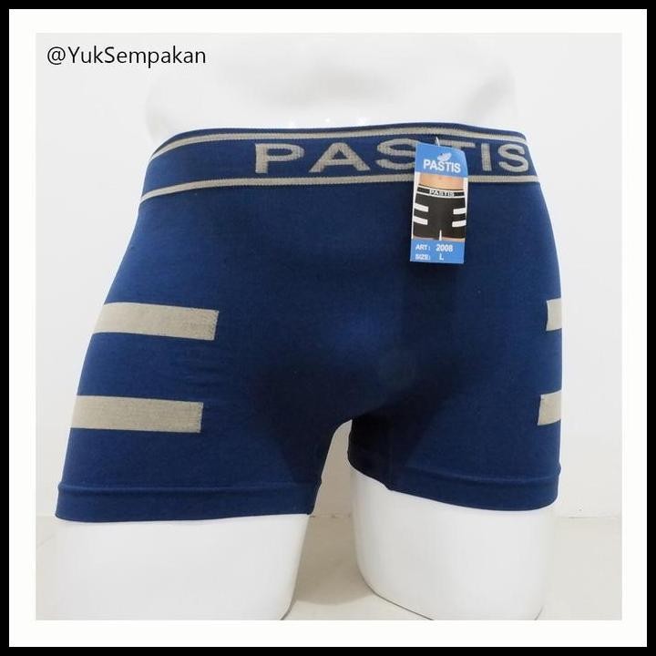 Good Quality Pastis-Boxer Pria Pastis Premium Seamless Tanpa Jahitan 1 Box Isi 3 Pcs