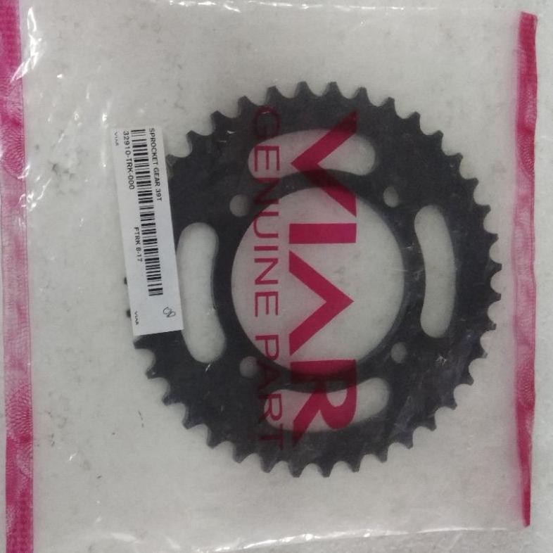 Gear Belakang Motor Cross X 70cc 39T / Gigi Belakang Viar Cross X 70cc / Sparepart Motor Mini Trail 