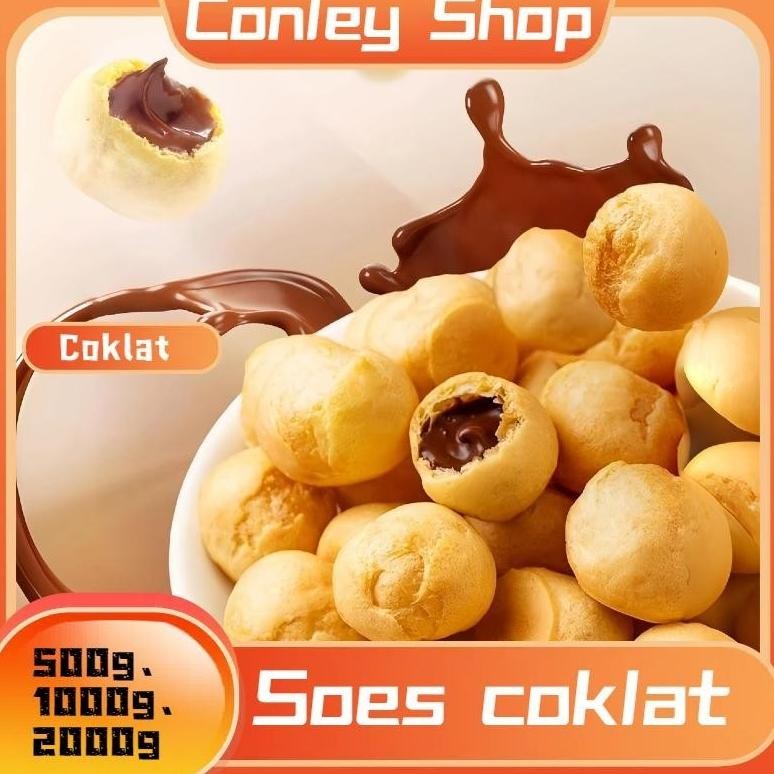 

Fgh-56 Cod Soes Coklat Cokelat 500G/1Kg/Update Kemasanterbaru / Merekbaru/Malona/ Halal Kue Sus Kering Isi Soes Coklat Lumer 1 Kgr Enak Murah Cemilan Keluarga, Cocok Untuk Dewasa Dan Anak-Anak Chocolate Food Makanan Snack Fgh-56