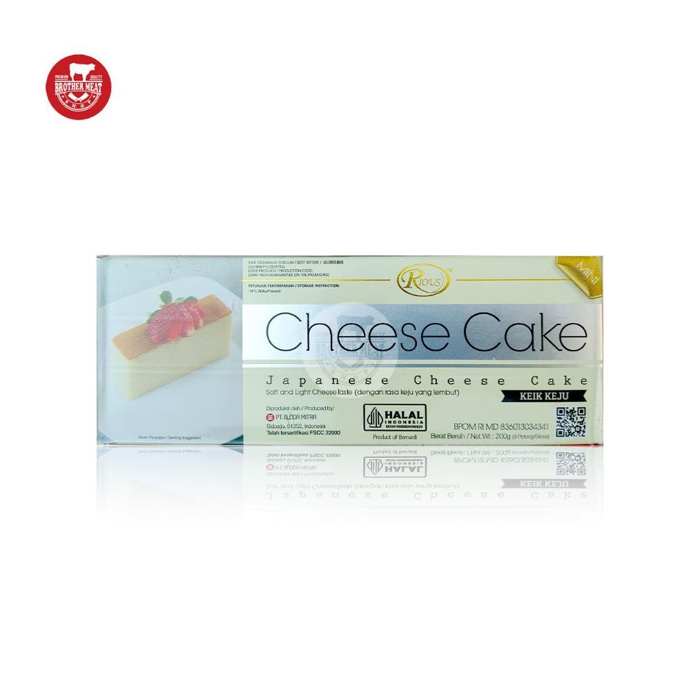 

Promoo!! RIOUS Light Cheese Cake 200gr
