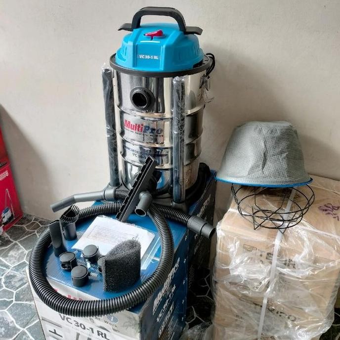 Vacuum Cleaner 30 Liter Multipro Vc 30-1 Rl Wet Dry Vakum Tabung Vc30 Basah Kering Mesin Sedot Debu 