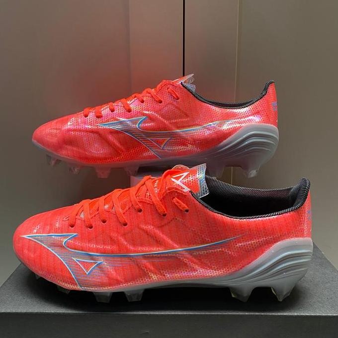 Sepatu Bola Mizuno Alpha Made In Japan Red FG Terlaris