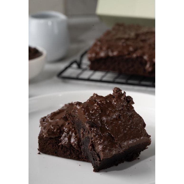 

Promoo!! Browncheese Brownies Panggang Choco crunchy 20x10 | Fudgy Brownies