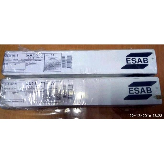 Kawat Las ESAB WELD 7018 4,0mm - AWS E7018